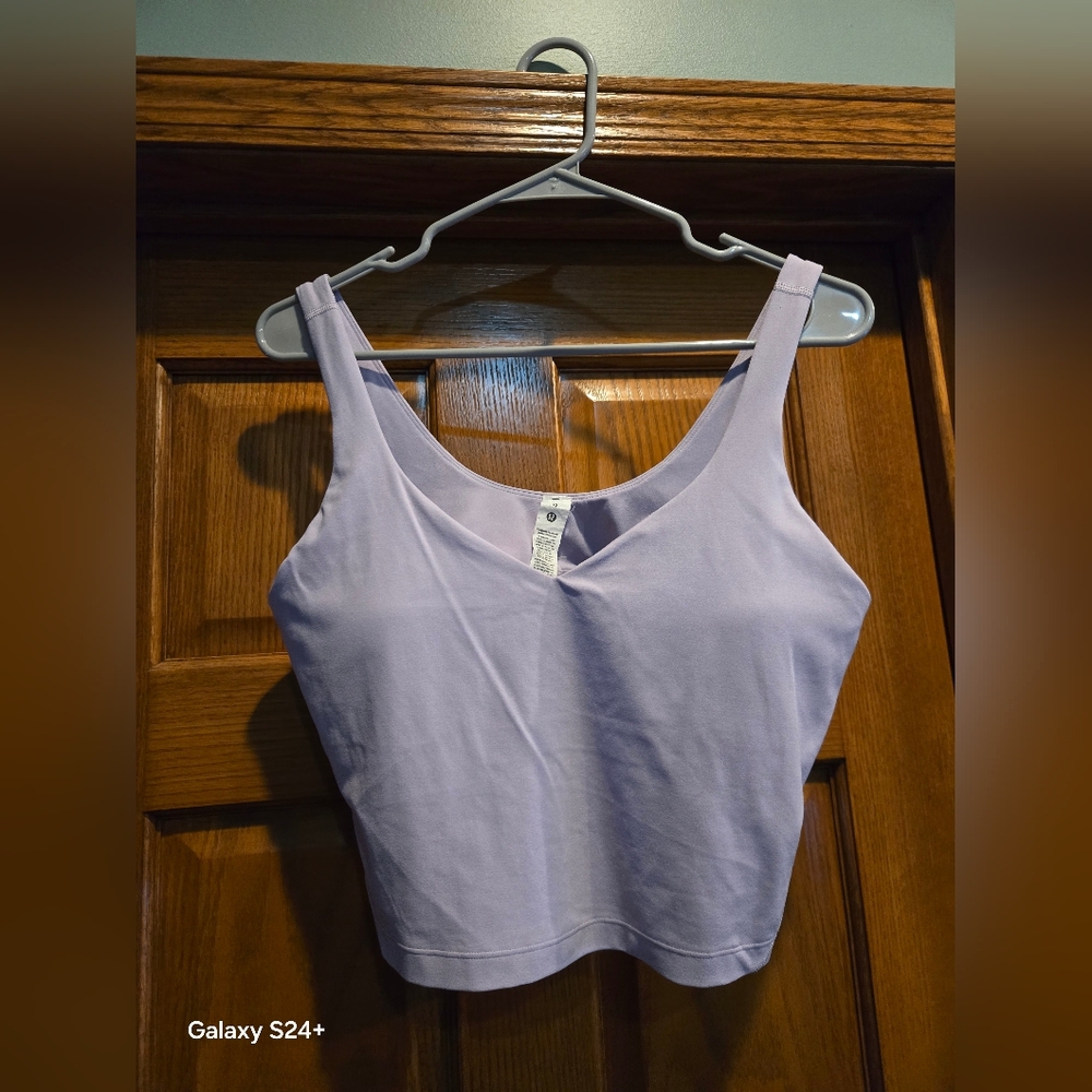 Lululemon Athletica Light Purple Crop Top - Picture 2 of 15